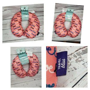 Travel Bliss Luxurious Comfort Memory Foam Neck Pillow